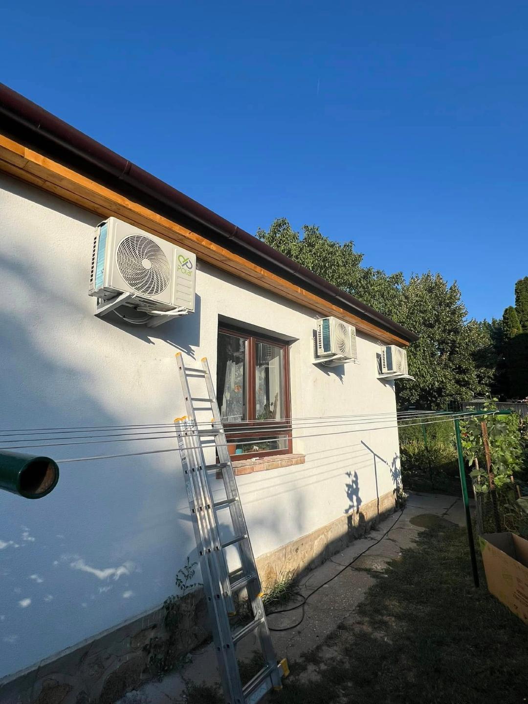 Kültéri egység telepítése